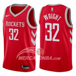 Maglie NBA Rockets Brandan Wright Icon 2017-18 Rosso