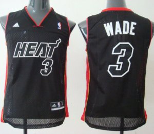 Maglie NBA Bambini Wade,Miami Heats Nero2