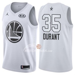 Maglie NBA Kevin Durant All Star 2018 Golden State Warriors Bianco