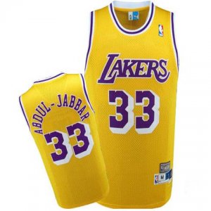 Maglie NBA Abdul Jabbar,Los Angeles Lakers Giallo