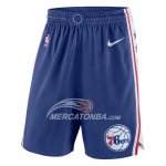 Pantaloni Philadelphia 76ers 2017-18 Blu