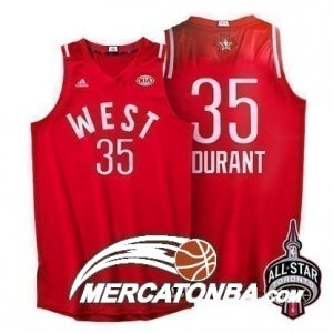 Maglie NBA Durant,All Star 2016 Rosso