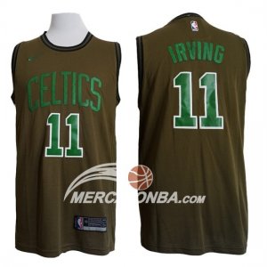 Maglie NBA Celtics Kyrie Irving Nike Verde