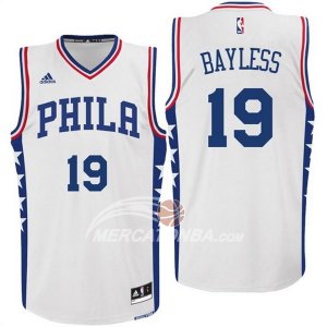 Maglia NBA Bayless Philadelphia 76ers Blanco