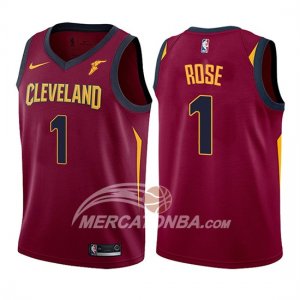 Maglie NBA Bambino Cavaliers Derrick Rose Icon 2017-18 Rosso
