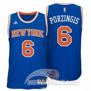 Maglie NBA Porzingis,New York Knicks Blu