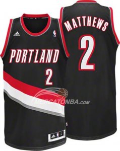 Maglie NBA Matthews Portland Rail Blazers Negro