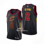 Maglia Cleveland Cavaliers Kyrie Irving NO 2 Statement 2020-21 Nero