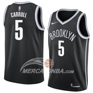 Maglie NBA Brooklyn Nets Demarre Carroll Icon 2018 Nero