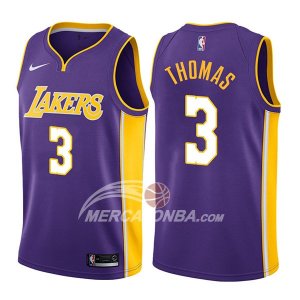 Maglie NBA Los Angeles Lakers Isaiah Thomas Statehombret 2017-18 Viola