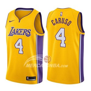 Maglie NBA Los Angeles Lakers Alex Caruso Icon 2017-18 Or