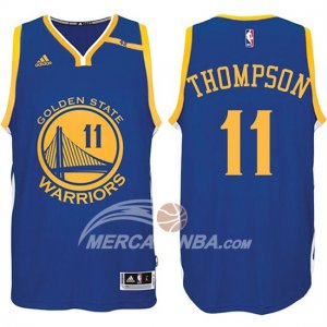 Maglie NBA AU Golden State Warriors Thompson Blu