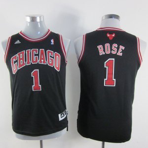 Maglie NBA Bambini Rose,Chicago Bulls Nero