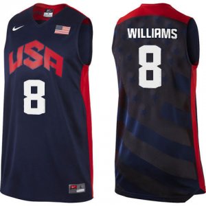 Maglie NBA Williams,USA 2012 Nero