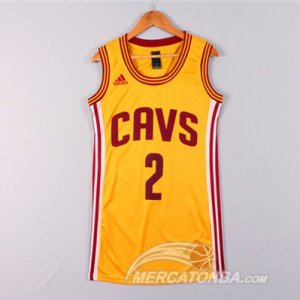 Maglie NBA Donna Irving,Cleveland Cavaliers Giallo
