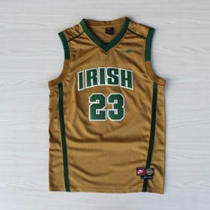 Maglie NBA NCAA James,Irish Oro