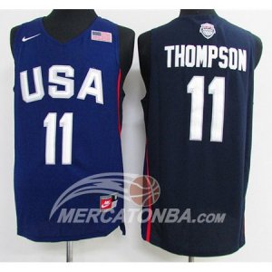 Maillot de Thompson,USA NBA 2016 Blu