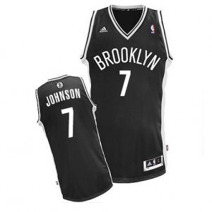 Maglie NBA Rivoluzione 30 Johnson,Brooklyn Nets Nero