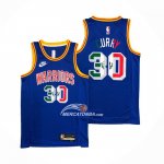 Maglia Golden State Warriors Stephen Curry NO 30 Classic Royal Special Messico Edition Blu