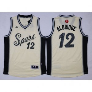 Maglie NBA Aldridge Christmas,San Antonio Spurs Bianco