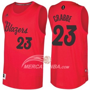 Maglie NBA Christmas 2016 Allen Crabbe Portland Trail Blazers Rosso
