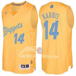 Maglie NBA Christmas 2016 Gary Harris Denver Nuggets Dorato