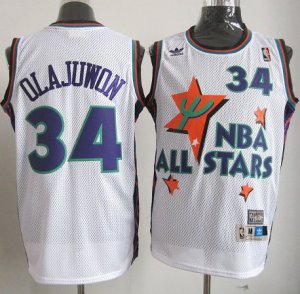 Maglie NBA Olajuwon,All Star 1995 Bianco