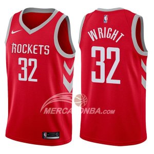 Maglie NBA Houston Rockets Brandan Wright Icon 2017-18 Rosso