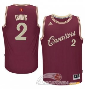 Maglie NBA Irving Christmas,Cleveland Cavaliers Rosso
