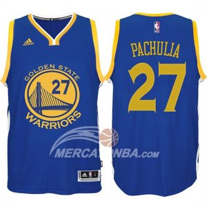 Maglie NBA Pachulia Golden State Warriors Blu