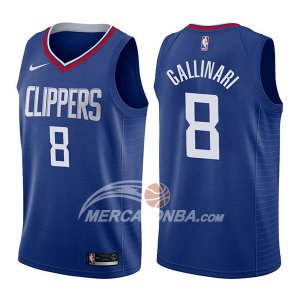 Maglie NBA Los Angeles Clippers Danilo Gallinari Icon 2017-18 Blu