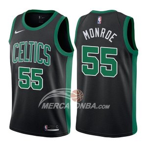 Maglie NBA Boston Celtics Greg Monroe Statehombret 2017-18 Nero
