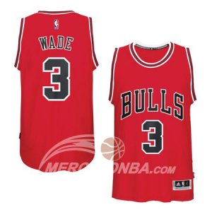 Maglie NBA Wade,Chicago Bulls Rosso