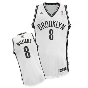 Maglia NBA Rivoluzione 30 Williams,Brooklyn Nets Bianco