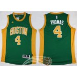 Maglia NBA Thomas,Boston Celtics Verde Golden
