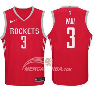 Maglie NBA Chris Paul Houston Rockets 2017-18 Rosso