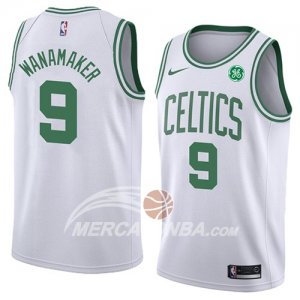Maglie NBA Boston Celtics Brad Wanamaker Association 2018 Bianco