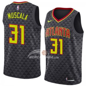 Maglia Atlanta Hawks Mike Muscala Icon 2018-19 Nero