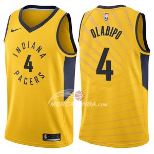 Maglie NBA Victor Oladipo Indiana Pacers Statement 2017-18 Giallo