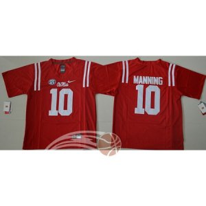 Maglie NBA NCAA Eli Manning Rosso