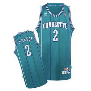 Maglie NBA Rivoluzione 30 Johnson,Charlotte Hornets Blu
