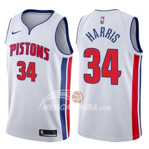 Maglie NBA Detroit Pistons Tobias Harris Association 2017-18 Bianco