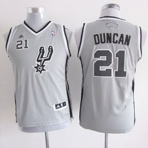 Maglia NBA Bambino Duncan,San Antonio Spurs Grigio