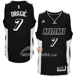 Maglie NBA Dragic Miami Heats Negro Blanco
