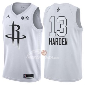 Maglie NBA James Harden All Star 2018 Houston Rockets Bianco