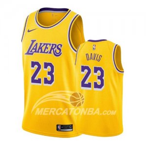 Maglie Los Angeles Lakers Anthony Davis Icon 2019-20 Giallo