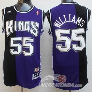 Maglie NBA Williams,Sacramento Kings Viola Nero