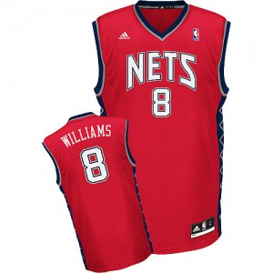 Maglie NBA Rivoluzione 30 Williams,Brooklyn Nets Rosso