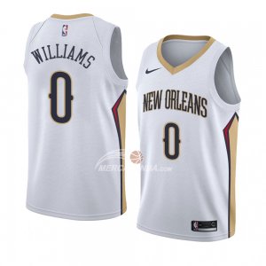 Maglie New Orleans Pelicans Troy Williams Association 2018 Bianco
