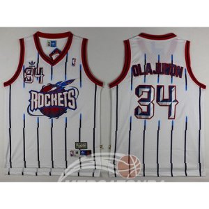Maglie NBA Olajuwon,Houston Rockets Bianco